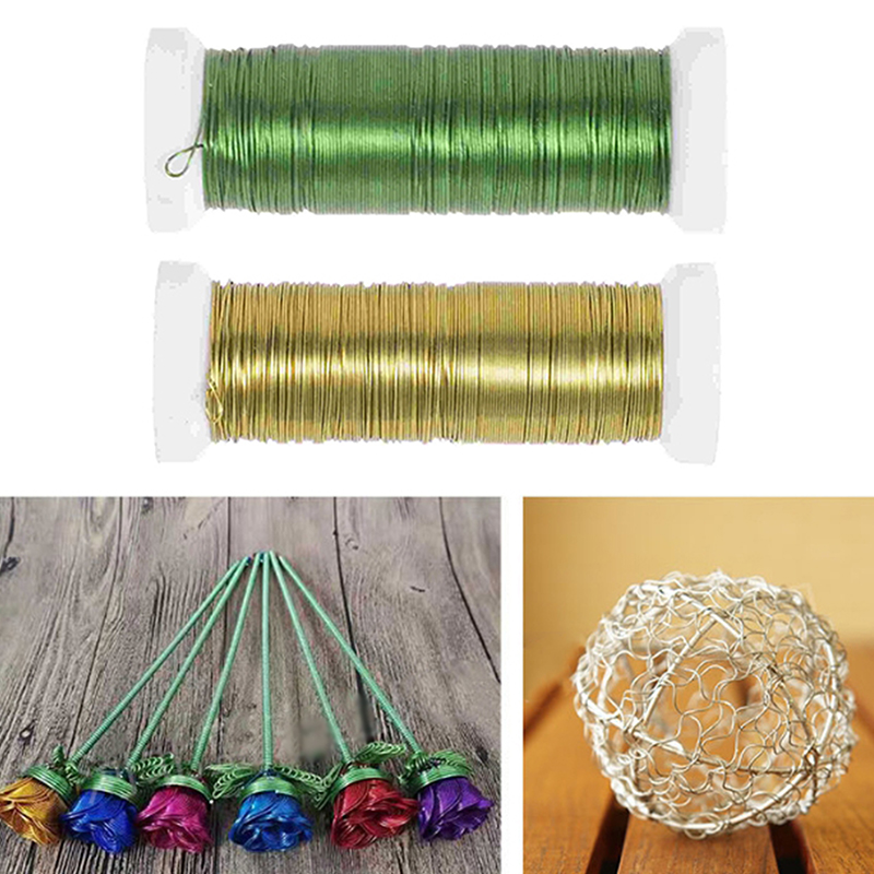 Wire Stem Florist - Basteldrähte Floristendraht Blumenstiele DIY Blumenstiel-Draht Künstliche