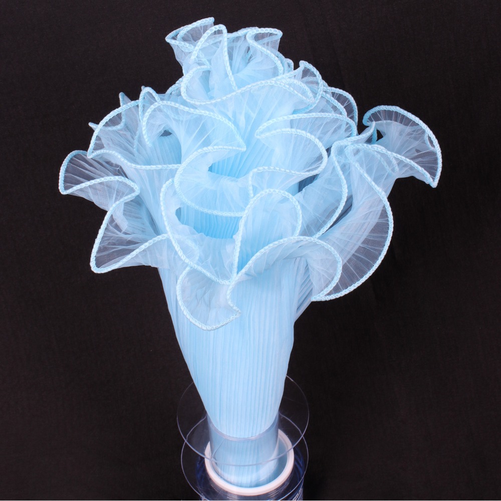 Florist Supply House - 28cmx4Yards Blumenstrauß-Verpackung Perlengarn mit Wellenrand Geschenkverpackung