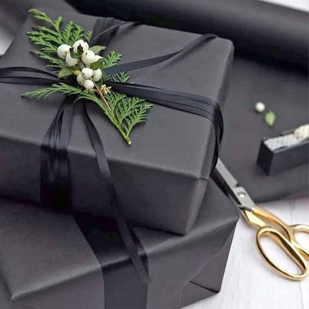 10-100 Blatt Schwarzes Seidenp – Flower Wrap Kraft Bewertung und Preis
