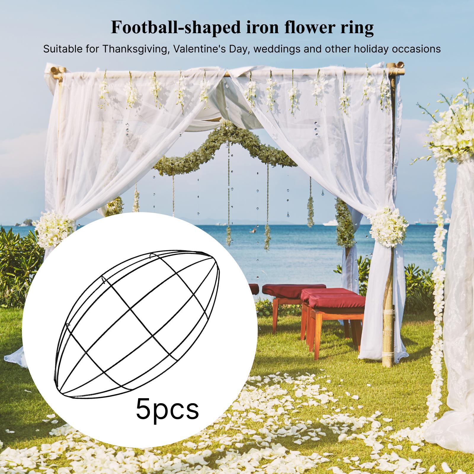 Fußball-Kranzrahmen aus Eisen, – Wreath Form Wire Bewertung und Preis