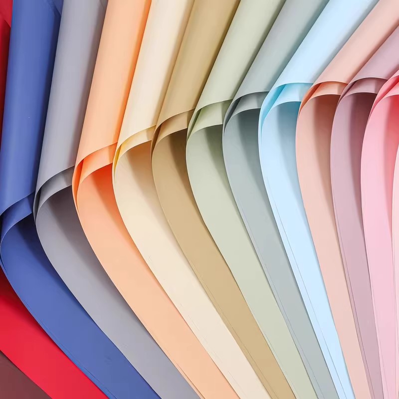 Einfarbiges Papier im koreanis – Flower Wrap Kraft Bewertung und Preis