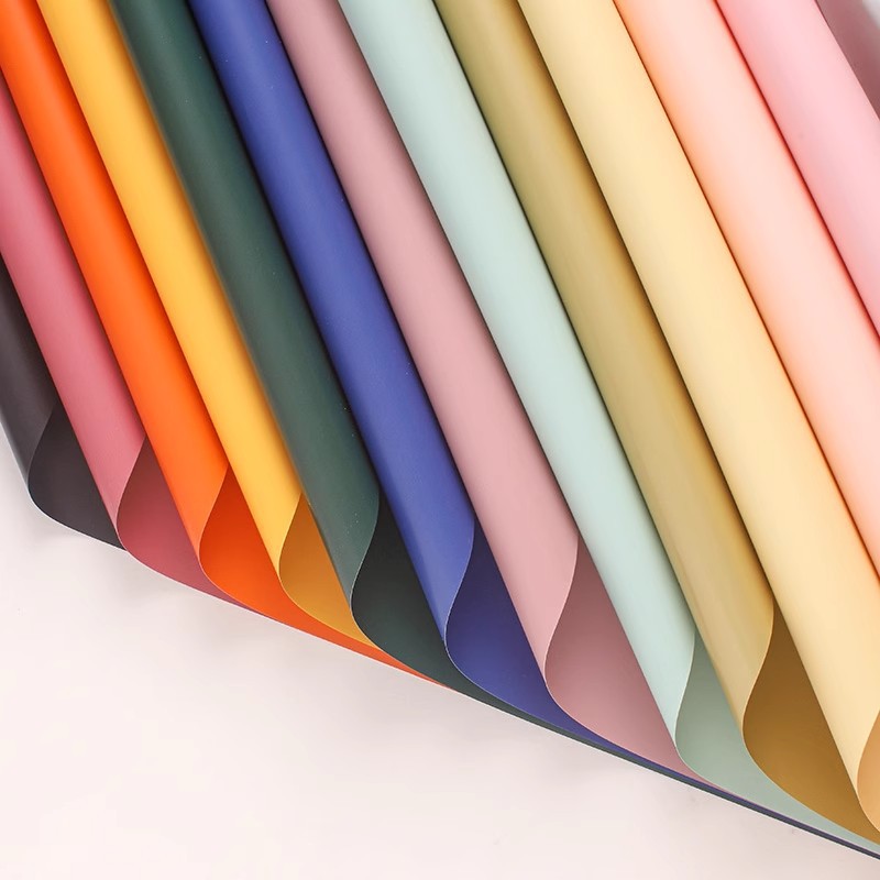 Einfarbiges Papier im koreanis – Flower Wrap Kraft Bewertung und Preis