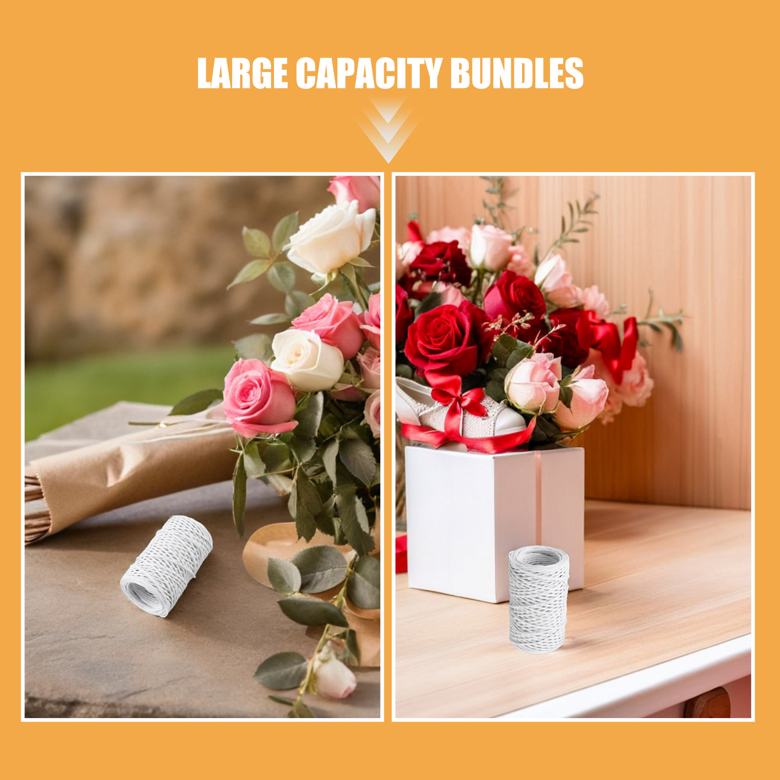 2 Rollen Blumen-Draht, Papieru – Wire Stem Florist Bewertung und Preis