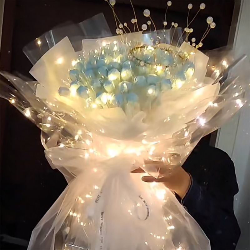 60x60cm LED leuchtende Blumen  – Flower Wrap Kraft Bewertung und Preis
