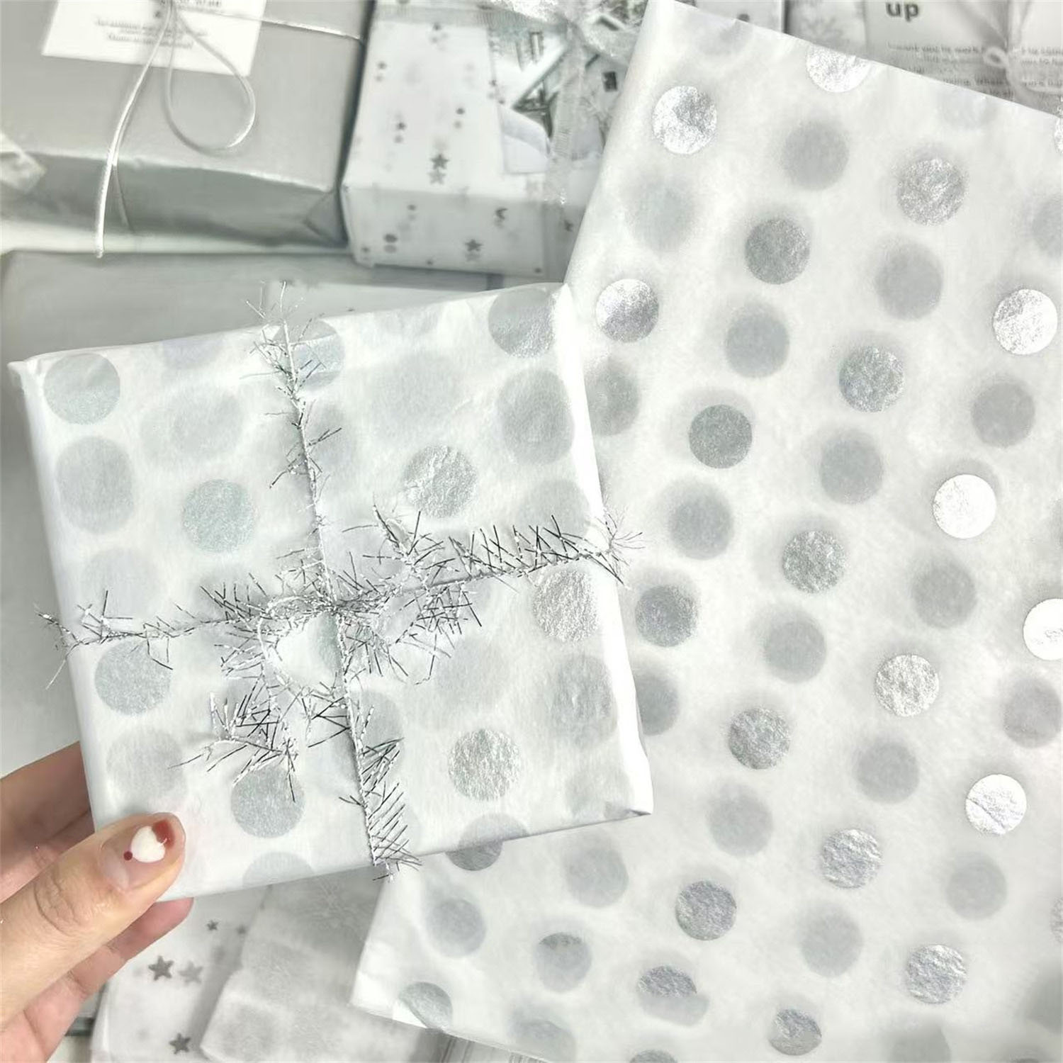 Schnee Birne Papier Blume Gesc – Flower Wrap Kraft Bewertung und Preis