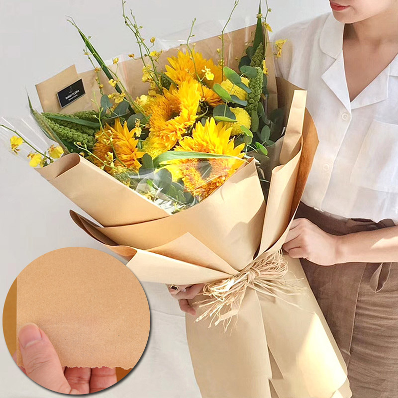 45 cm x 1000 cm braune Kraftpa – Flower Wrap Kraft Bewertung und Preis