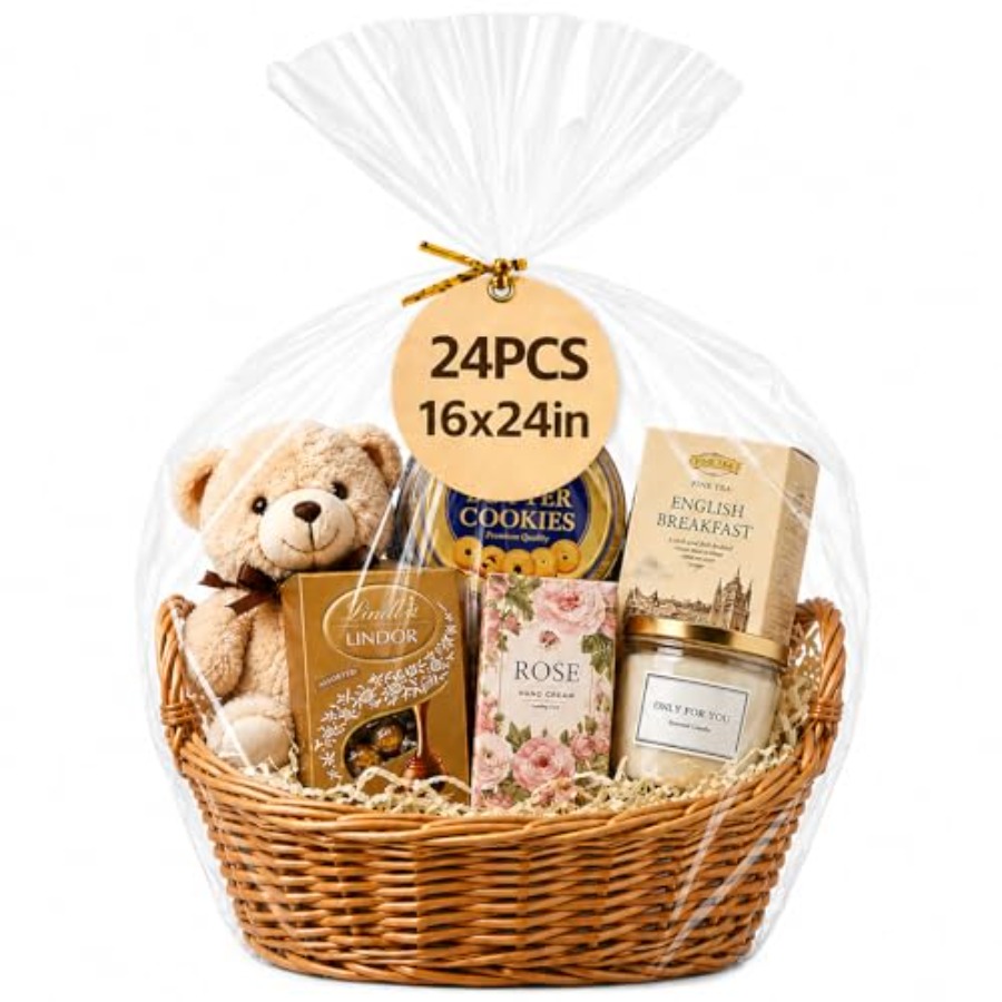 Zellophanfolie für Geschenkkör – Cellophane Wrap Clear Bewertung und Preis