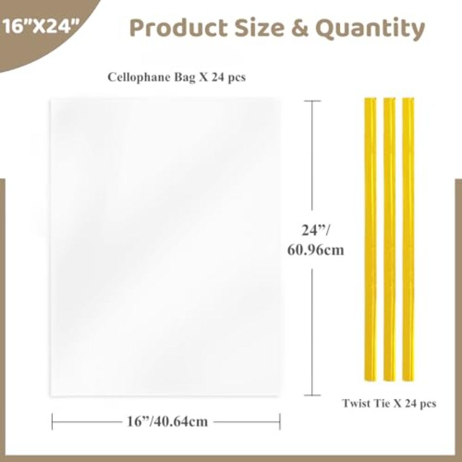 Zellophanfolie für Geschenkkör – Cellophane Wrap Clear Bewertung und Preis