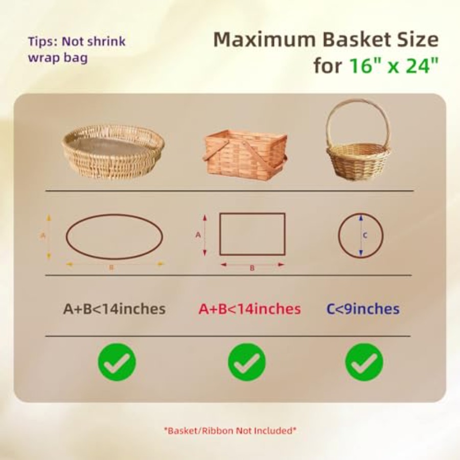 Zellophanfolie für Geschenkkör – Cellophane Wrap Clear Bewertung und Preis