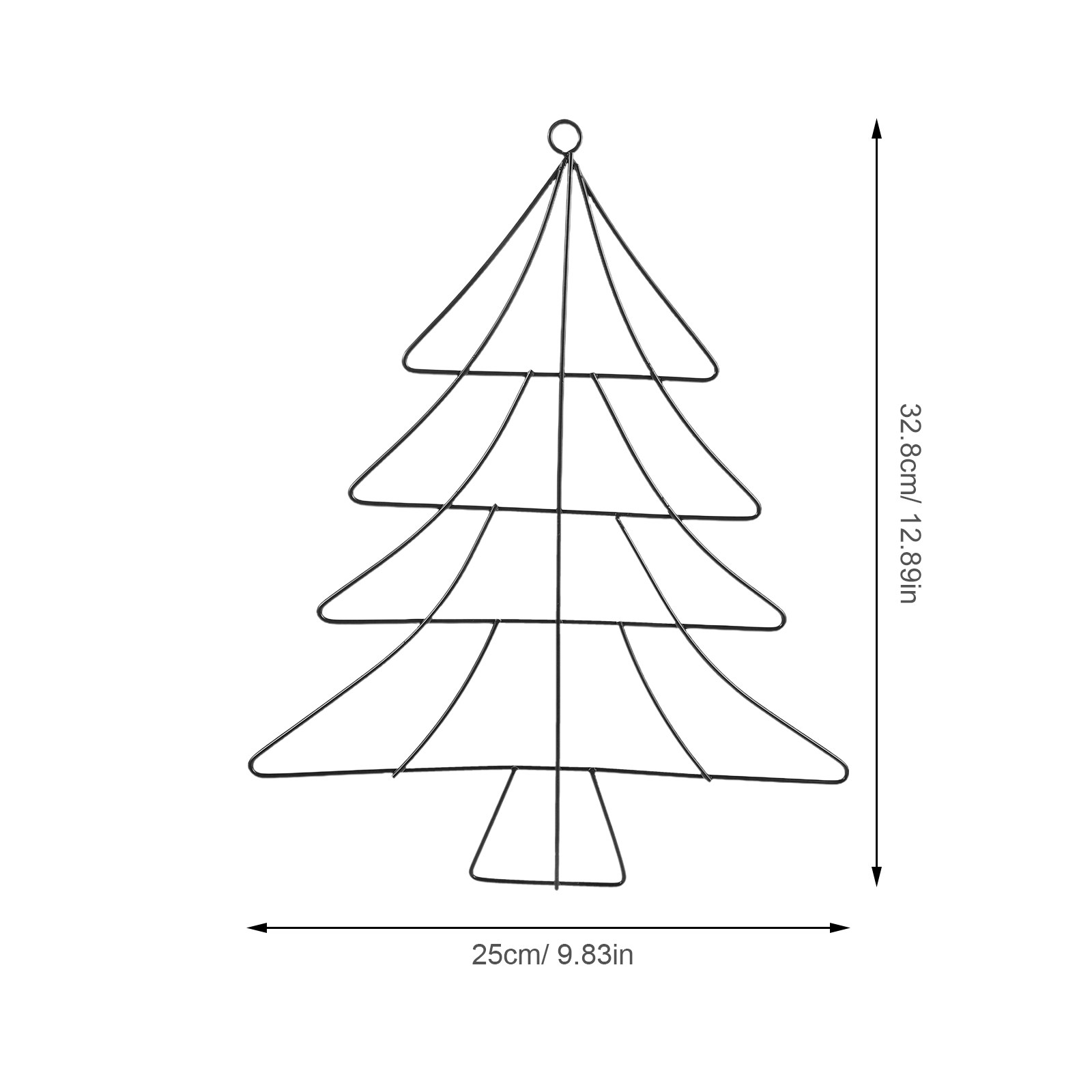 2026 Weihnachtsbaumförmiger Me – Wreath Form Wire Bewertung und Preis