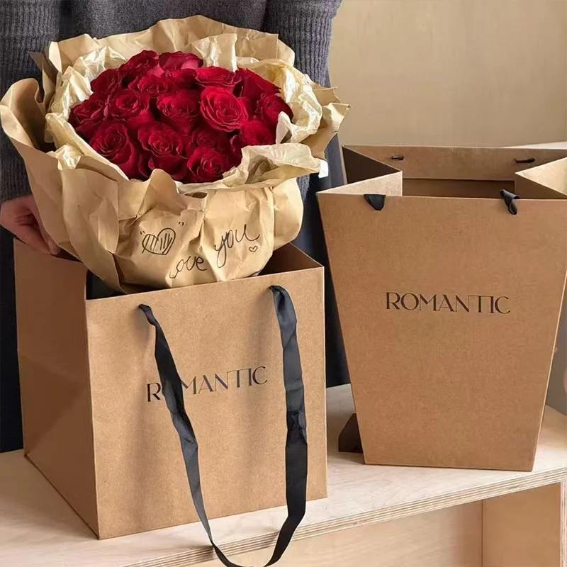 Kraftpapier-Blumen-Tragetasche – Florist Supply House Bewertung und Preis