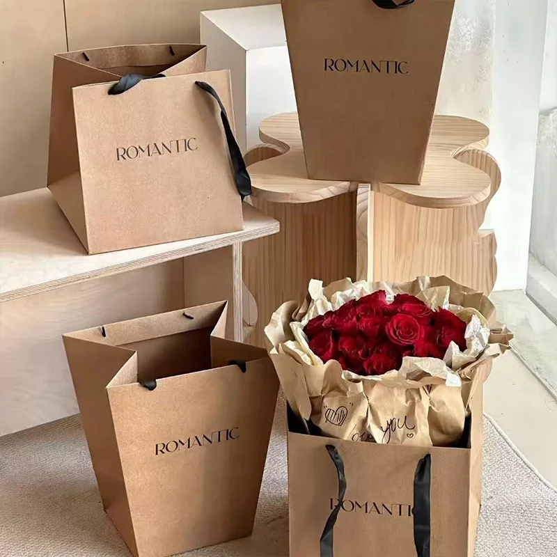 Kraftpapier-Blumen-Tragetasche – Florist Supply House Bewertung und Preis