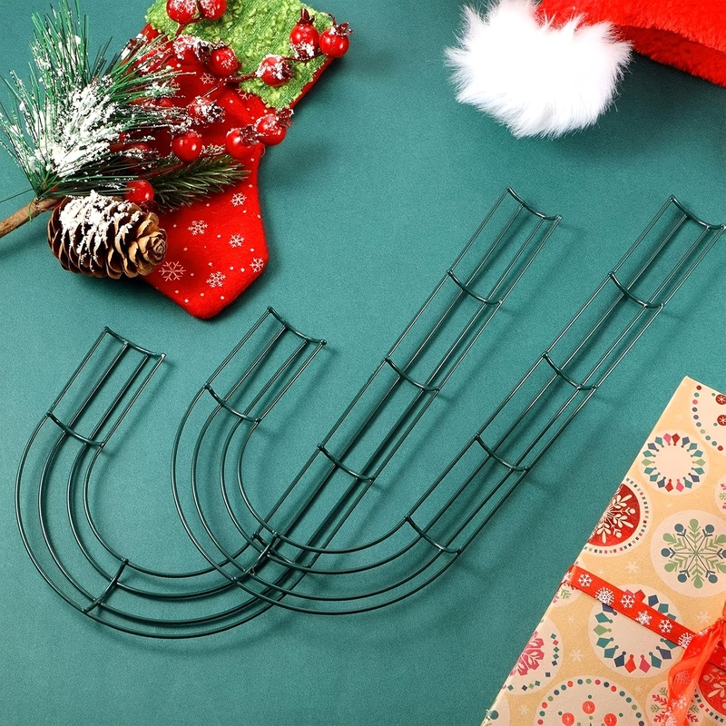 J-förmige Metall-Draht-Kranzra – Wreath Form Wire Bewertung und Preis
