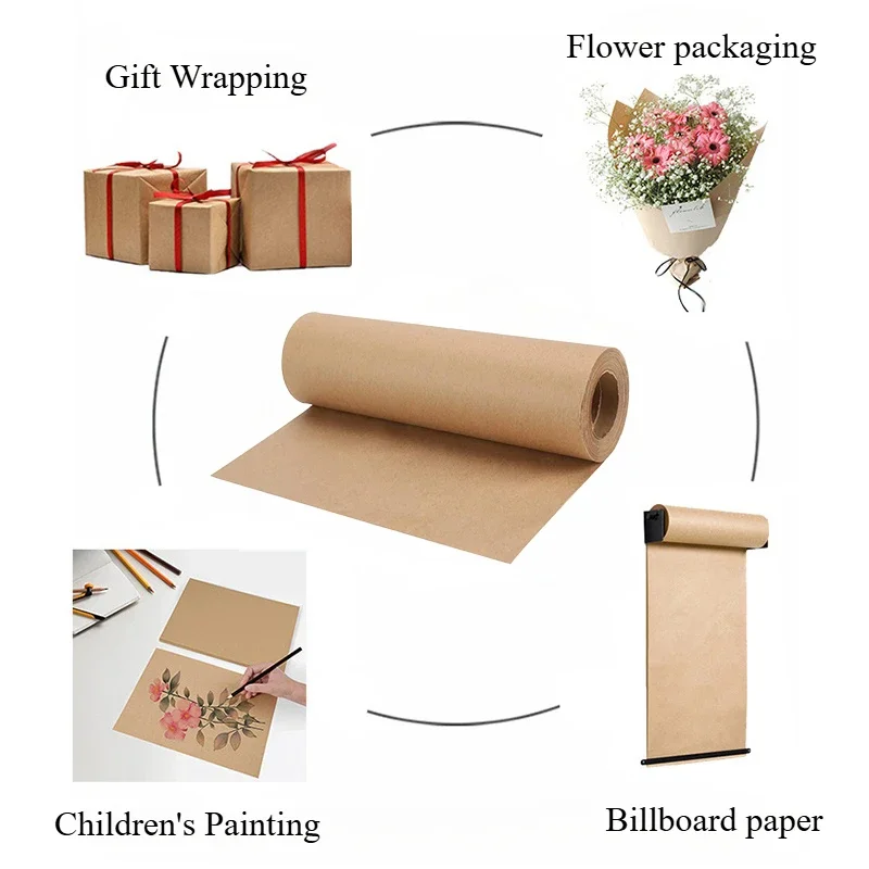 YITAPE 30cm*5M Braune Kraftpap – Flower Wrap Kraft Bewertung und Preis