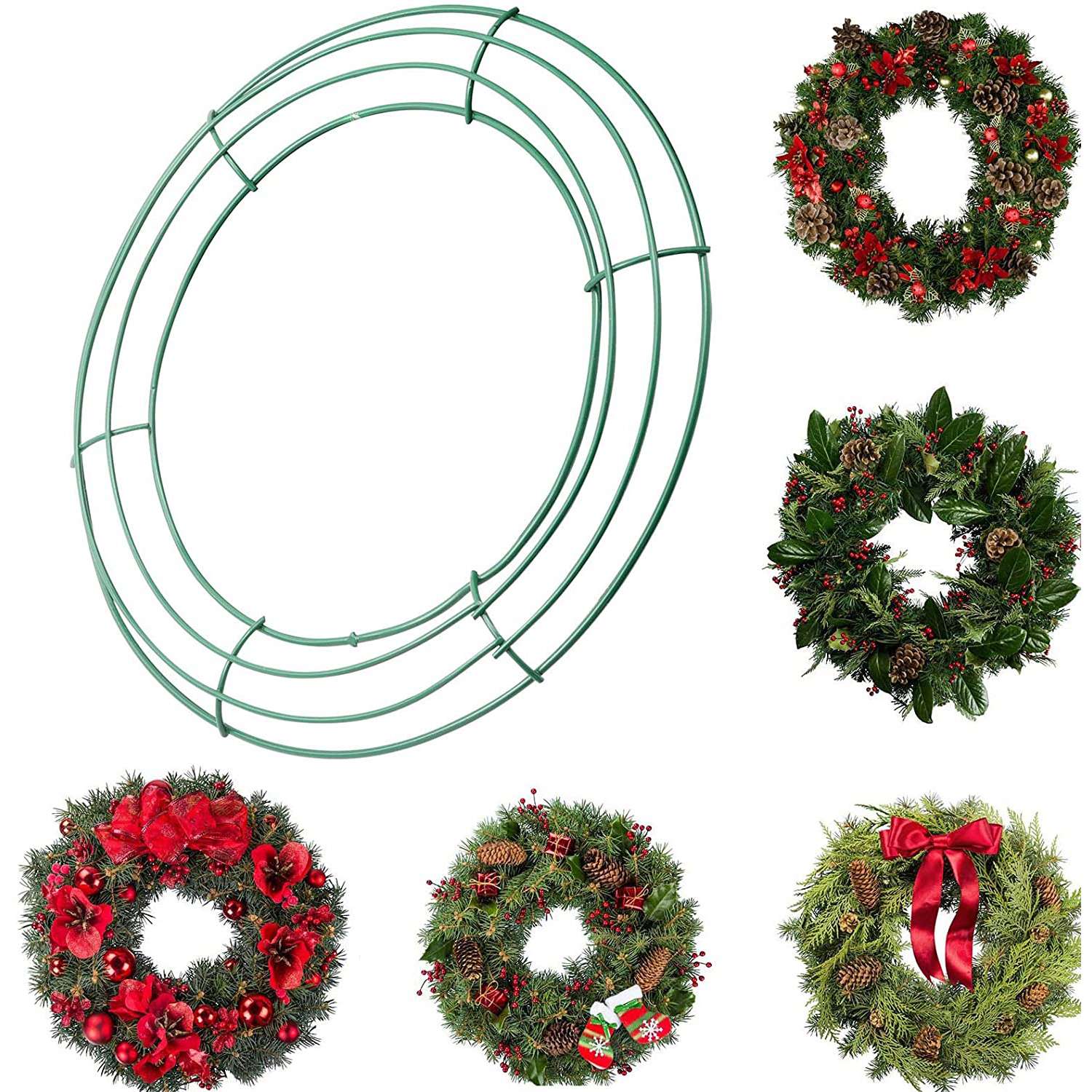 14 Zoll Drahtkranzrahmen, rund – Wreath Form Wire Bewertung und Preis