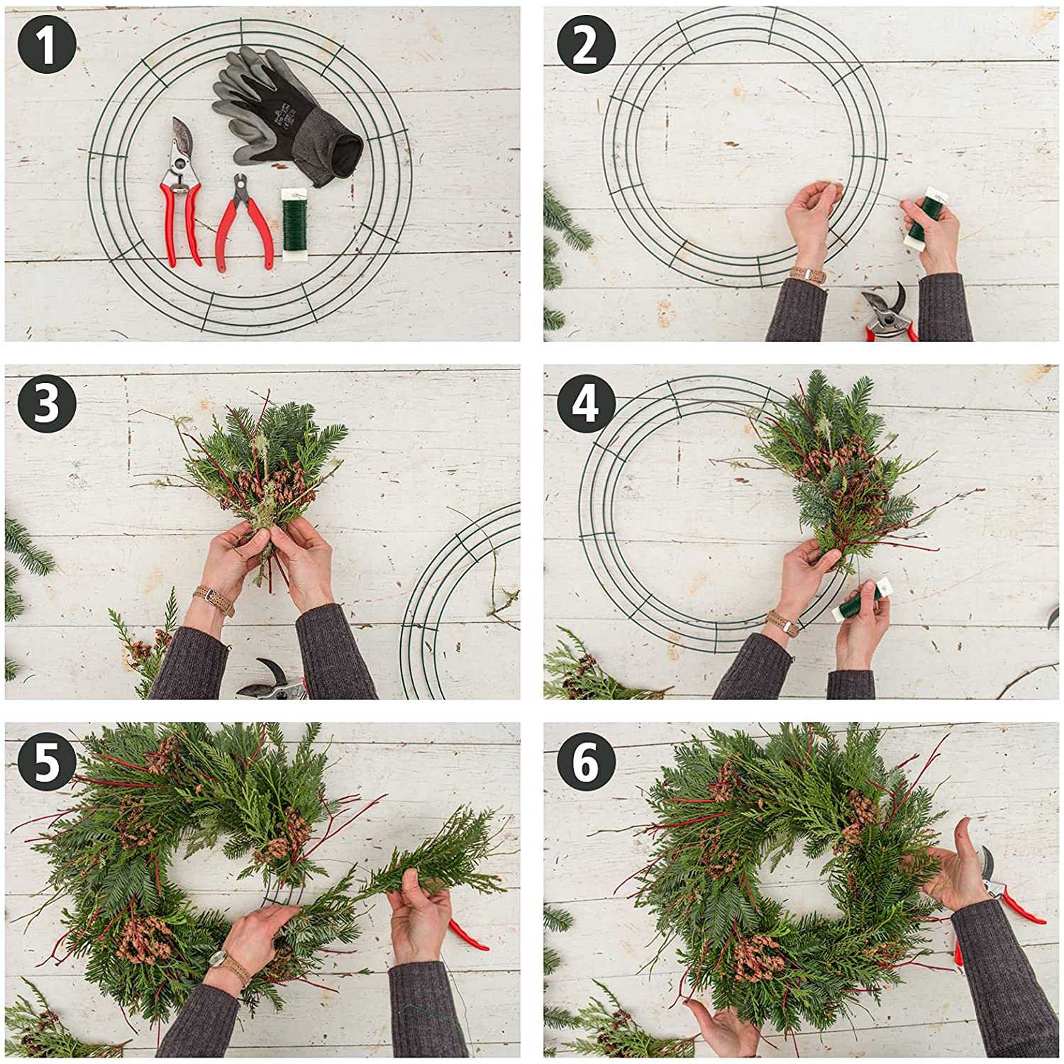 14 Zoll Drahtkranzrahmen, rund – Wreath Form Wire Bewertung und Preis
