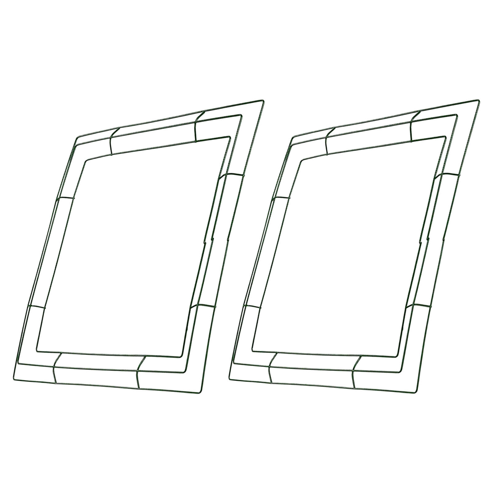 Quadratischer Kranzrahmen, Blu – Wreath Form Wire Bewertung und Preis