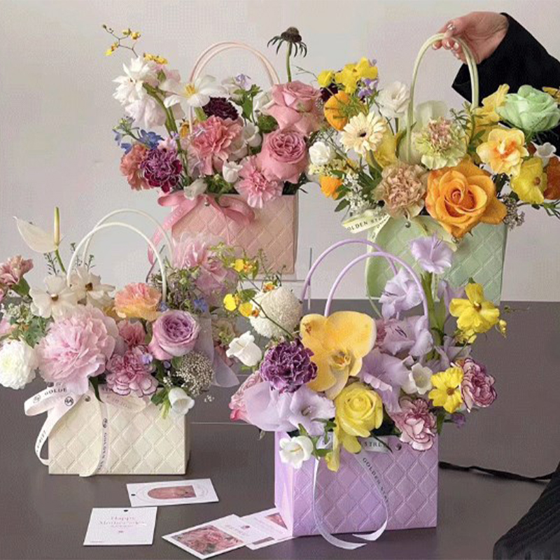Tragbare Blumen verpackungs bo – Flower Wrap Kraft Bewertung und Preis