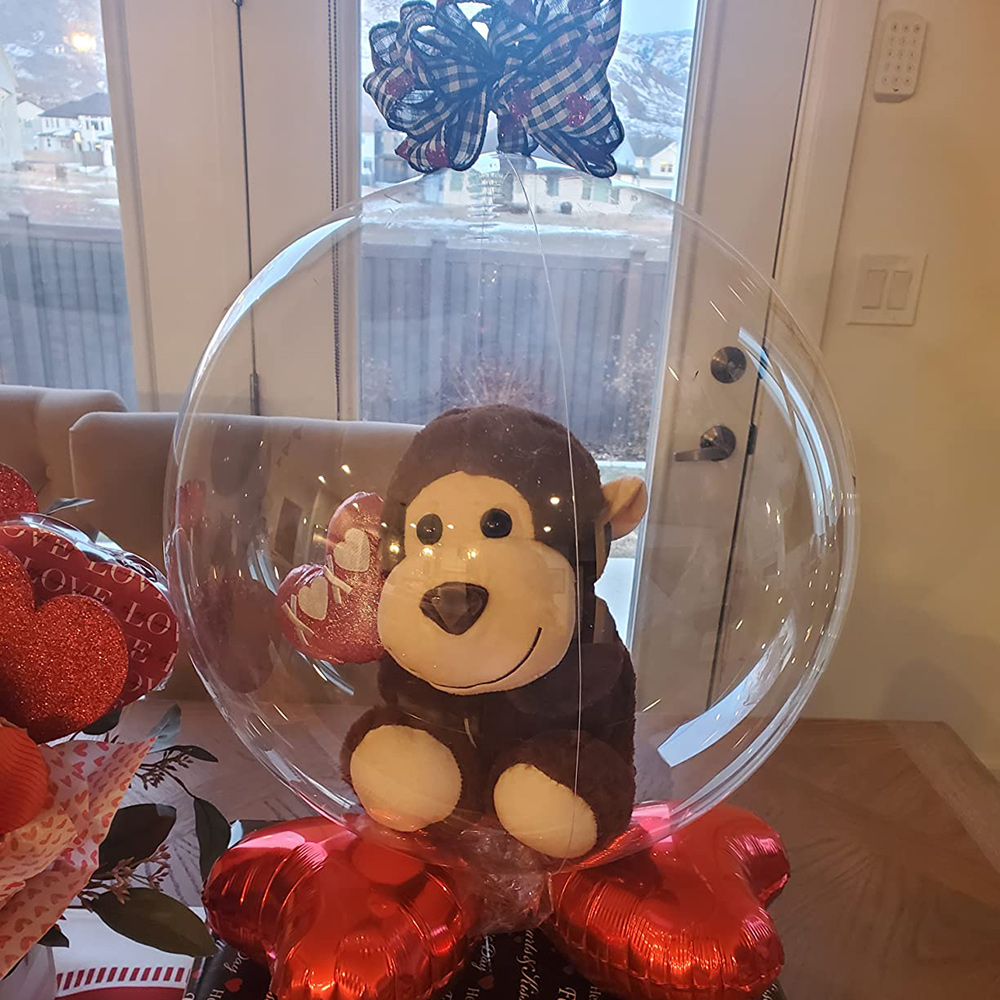 Transparente Ballonfüllung mit – Cellophane Wrap Clear Bewertung und Preis