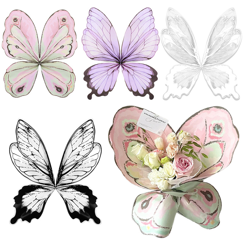 24 Stücke Schmetterlingsflügel – Flower Wrap Kraft Bewertung und Preis
