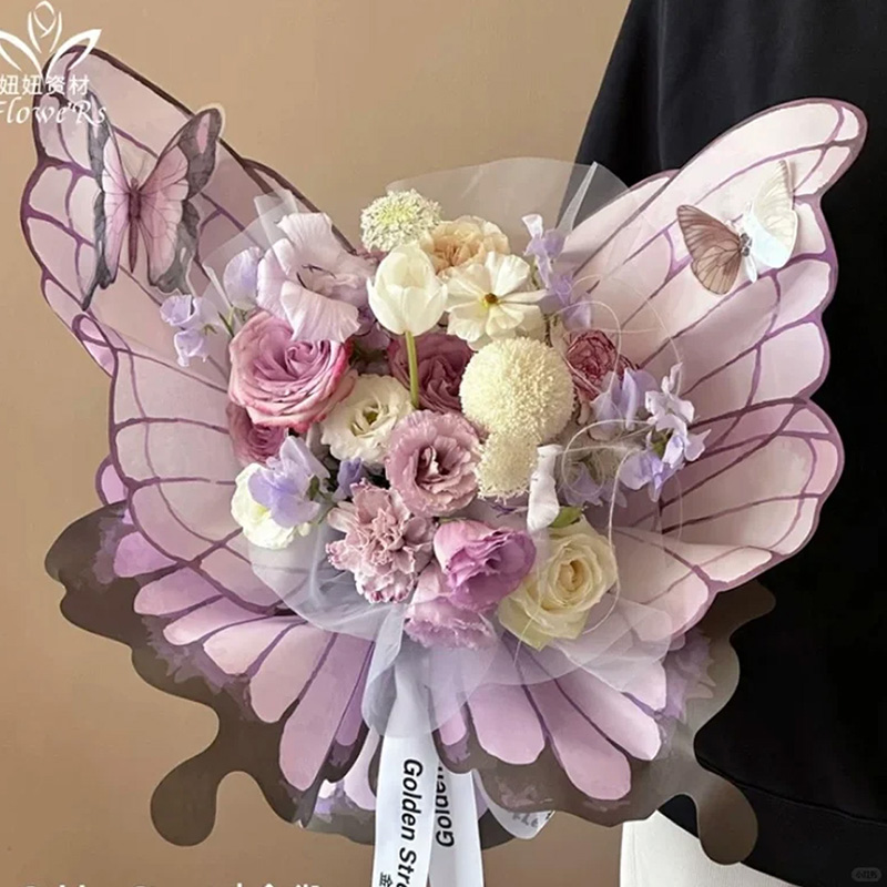 24 Stücke Schmetterlingsflügel – Flower Wrap Kraft Bewertung und Preis