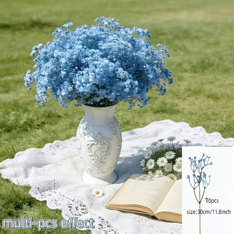 10 Stück Künstliche Blaue Schl – Florist Supply Bulk Bewertung und Preis
