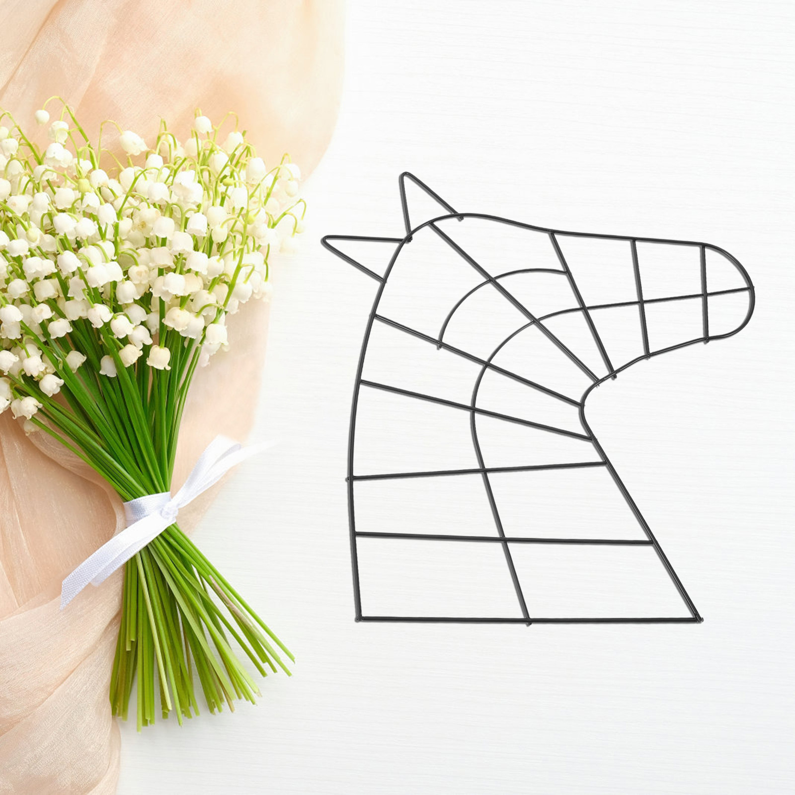 2 Stück Kopfkranzform Metall-B – Wreath Form Wire Bewertung und Preis