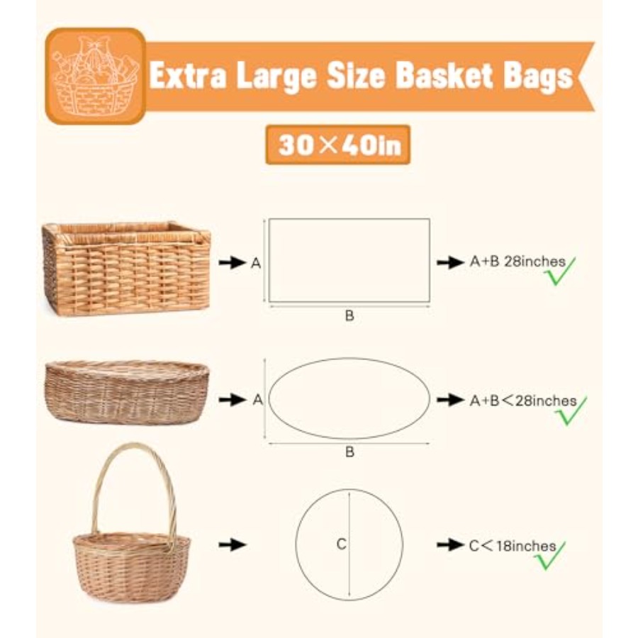 6 Stück extra große Cellophanb – Cellophane Wrap Clear Bewertung und Preis