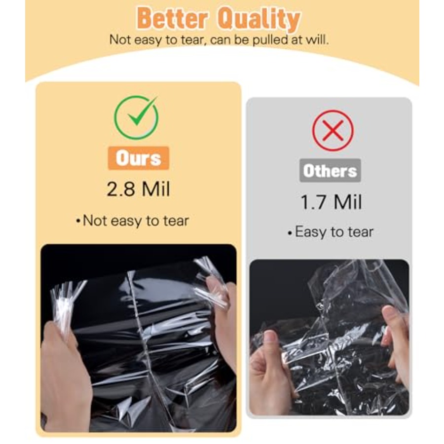 6 Stück extra große Cellophanb – Cellophane Wrap Clear Bewertung und Preis